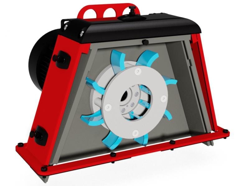 Shot blasting wheel